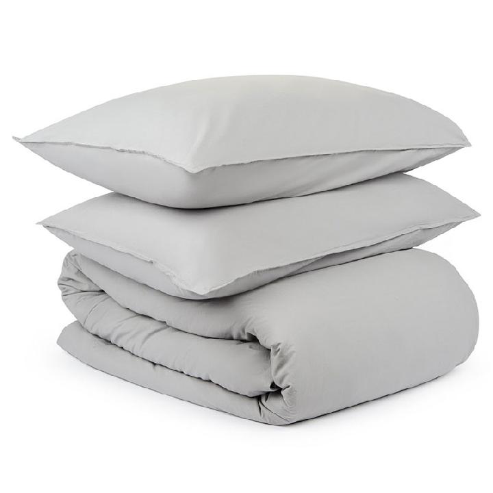 Комплект постельного белья 1,5-спальный Tkano Essential, цвет серый