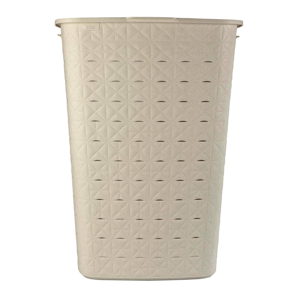 Корзина бельевая Curver Softex 56л, цвет кремовый