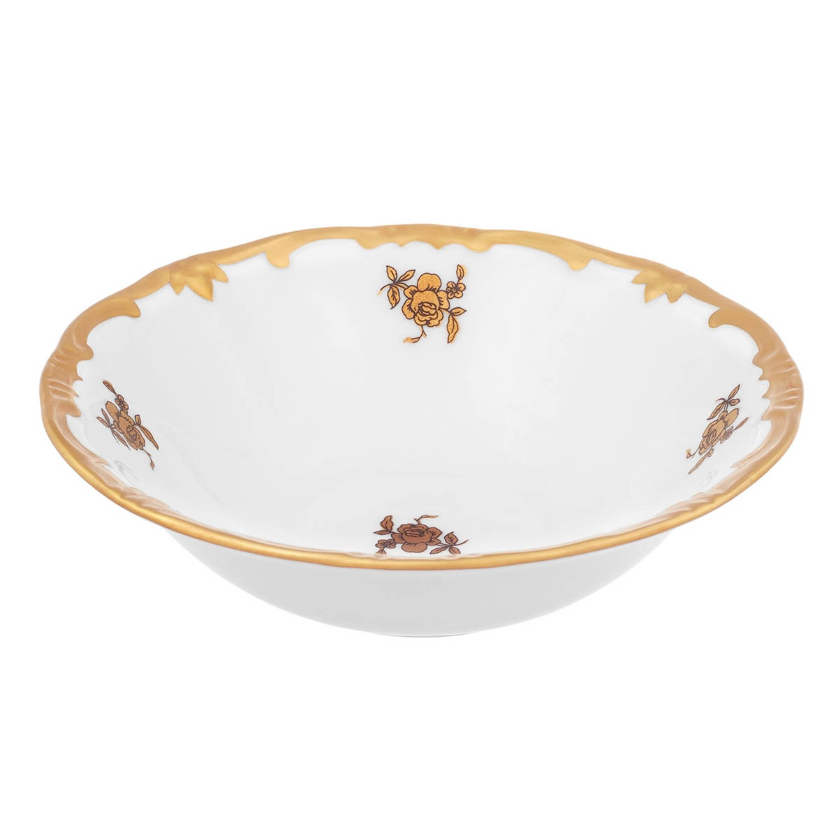 Набор салатников 13см Weimar Porzellan Роза Золотая 6шт
