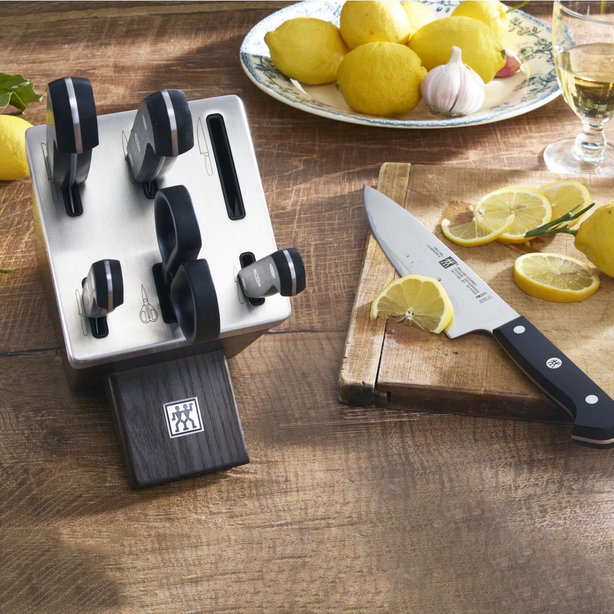 Набор ножей Zwilling Gourmet 7предметов в подставке с заточкой