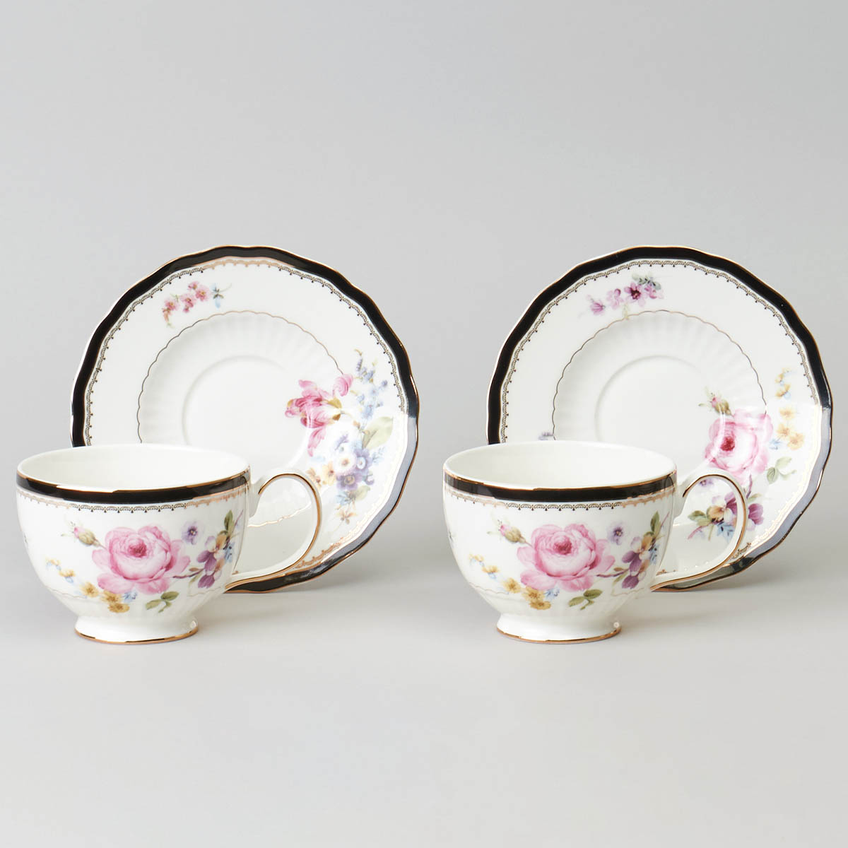 Чайный набор Lefard Мейсенский Букет 12 предметов на 6 персон