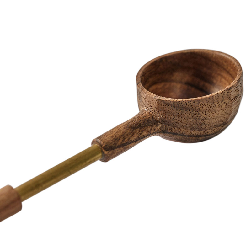Ложка Kenai Ceramics Wood с латунью 23см
