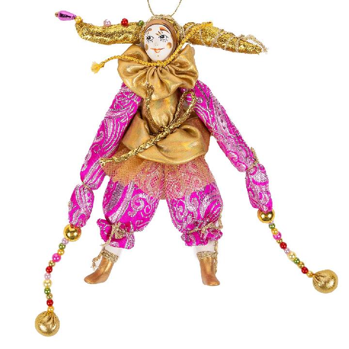 Елочная игрушка Мануфактура подарков Клоун Скоморох