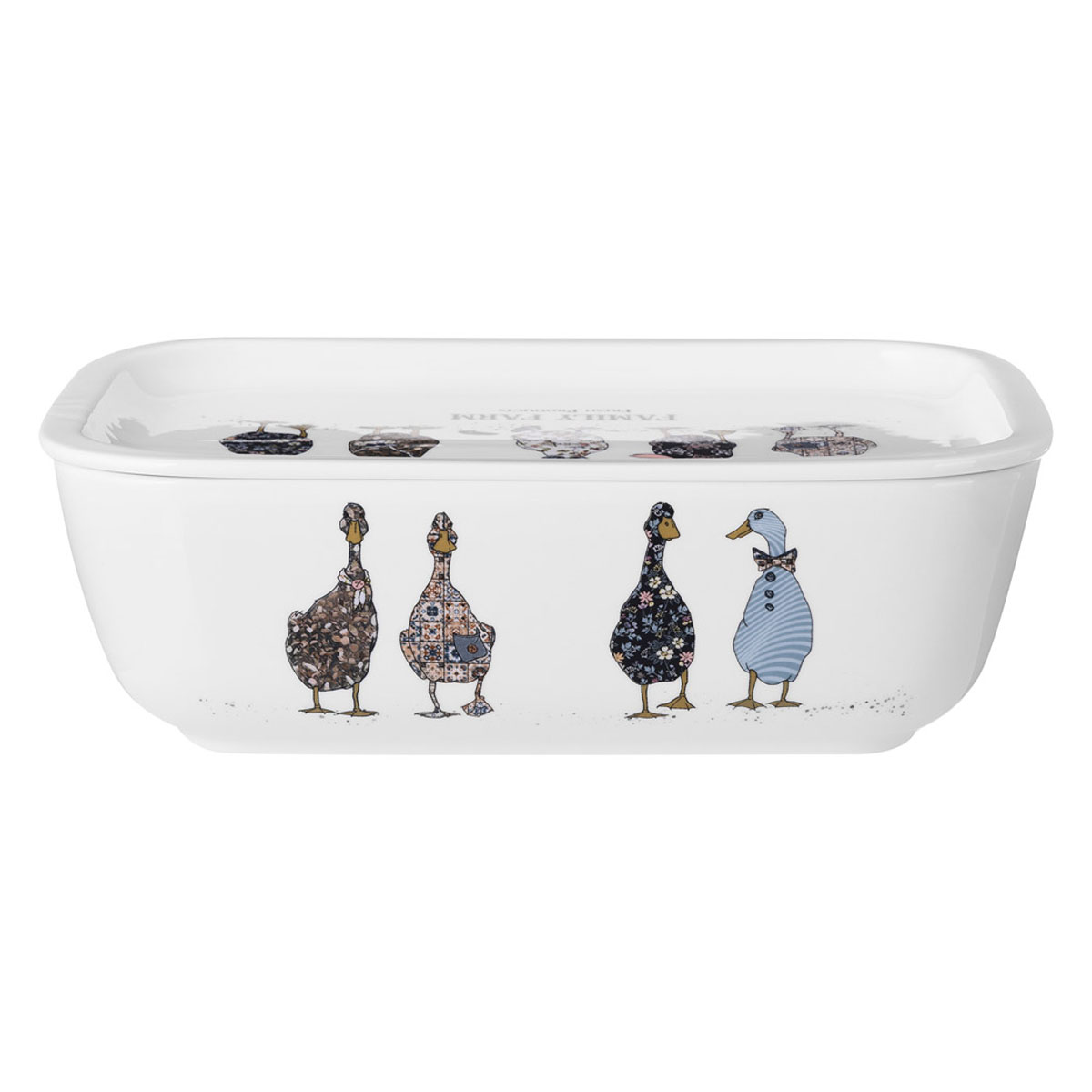 Блюдо с крышкой прямоугольное Lefard Family Farm 25x17x7,5см