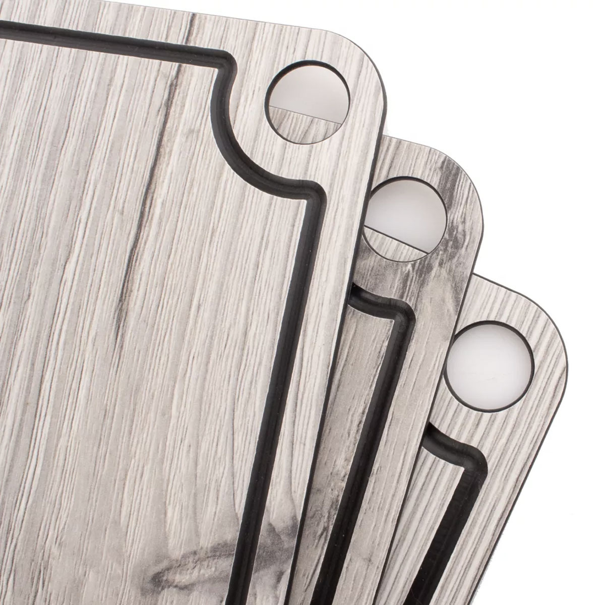 Набор разделочных досок на подставке ComposeEat Elegance белое дерево