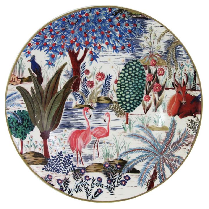 Тарелка суповая Gien Le Jardin Du Palais