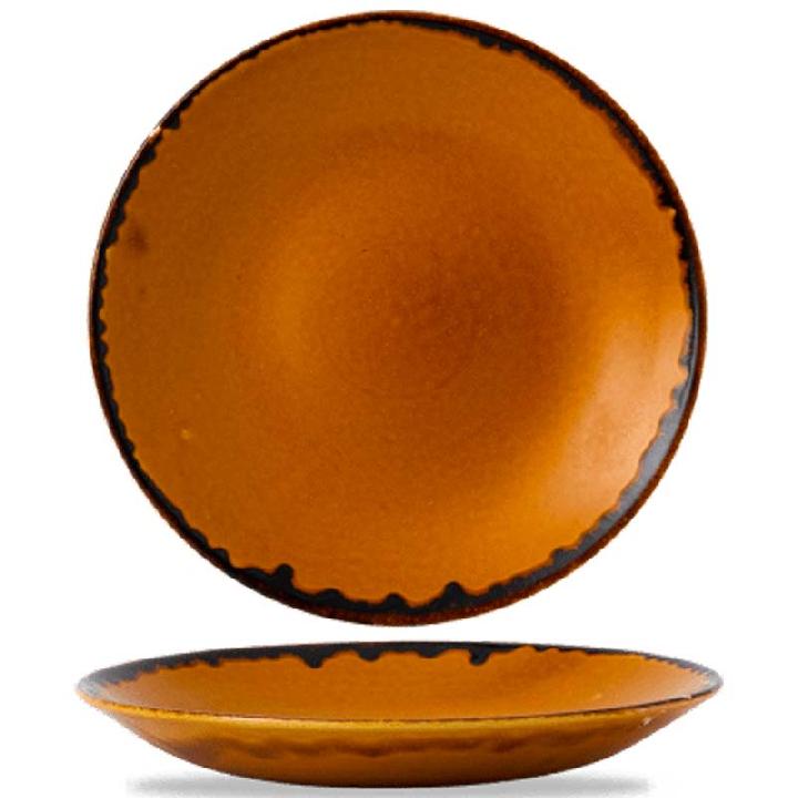 Тарелка глубокая Dudson Harvest, цвет коричневый