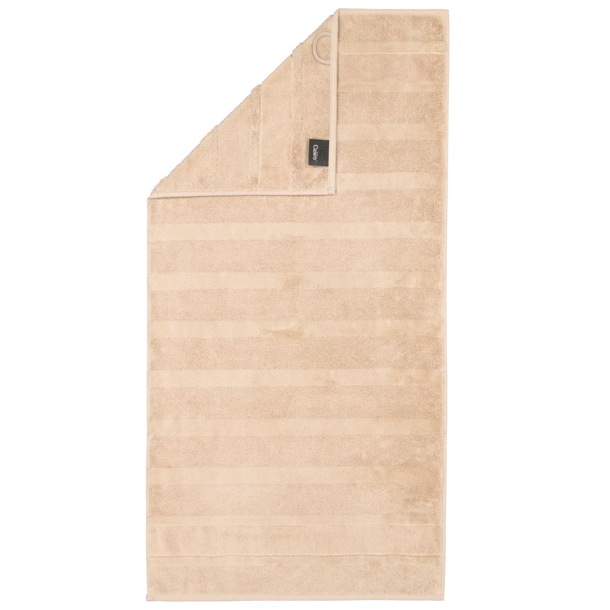 Полотенце махровое Cawo Noblesse 80x160см, цвет бежевый