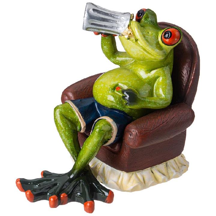 Фигурка декоративная Lefard Лягушка в кресле