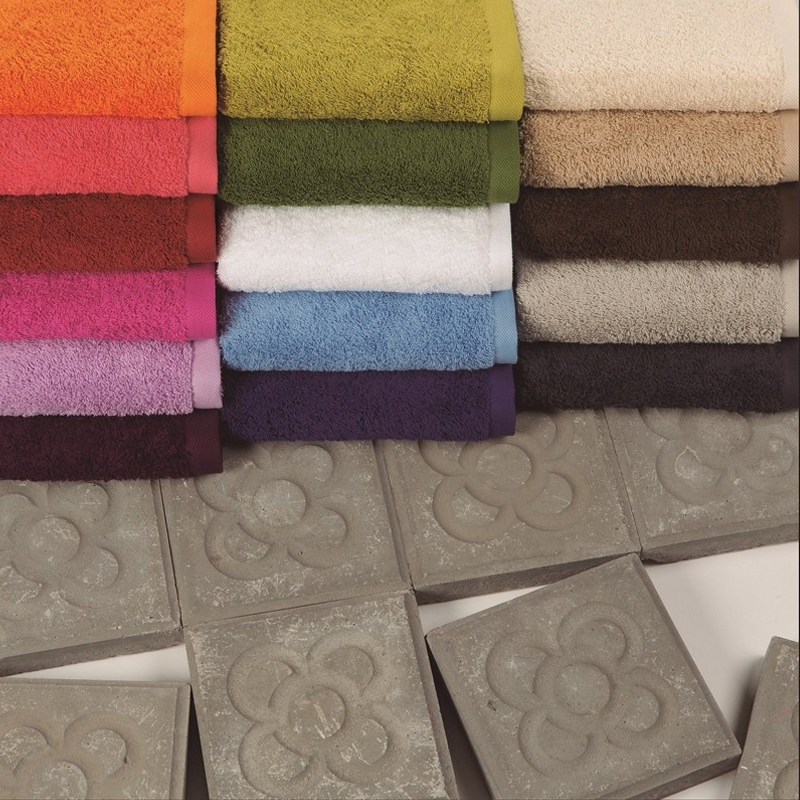 Полотенце махровое Lameirinho Aqua 70x140см, цвет оливковый