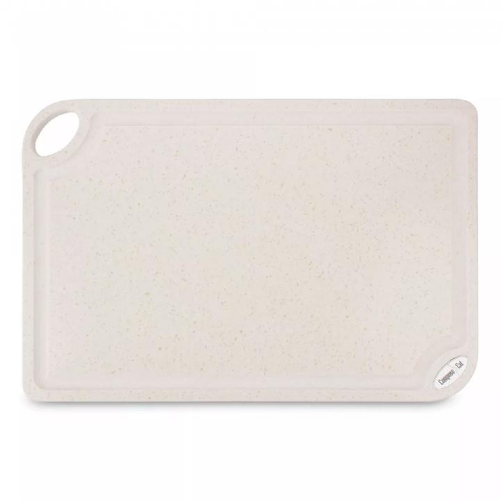 Доска разделочная двухсторонняя с желобом ComposeEat ArtiStone 36х24см Меренга милк