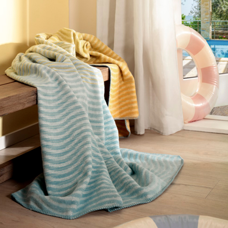 Плед Biederlack Fresh Horizon Ocean Nuance 150x200см