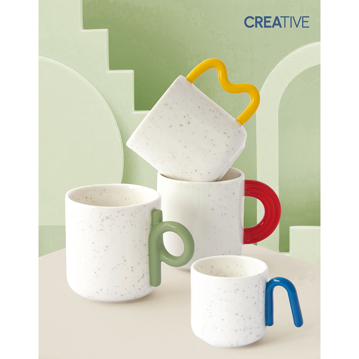 Кружка Easy Life Creative, цвет желтый