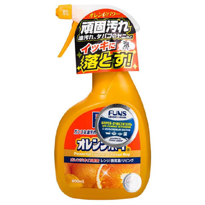 Очиститель сверхмощный для дома с ароматом апельсина 400 мл FUNS Orange Boy