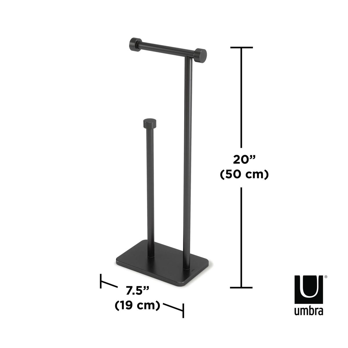 Держатель для туалетной бумаги Umbra Cappa, черный
