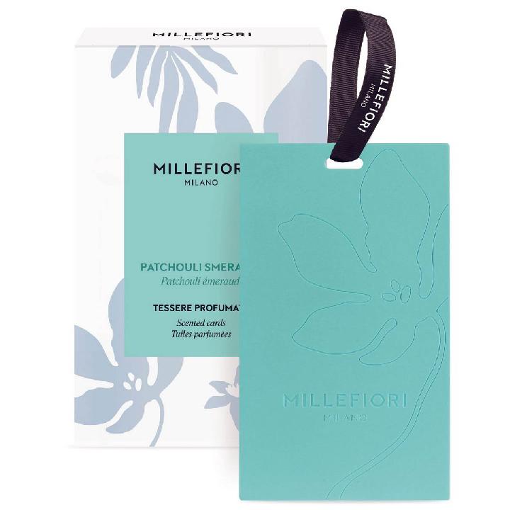Ароматические карточки Millefiori Milano Изумрудные пачули