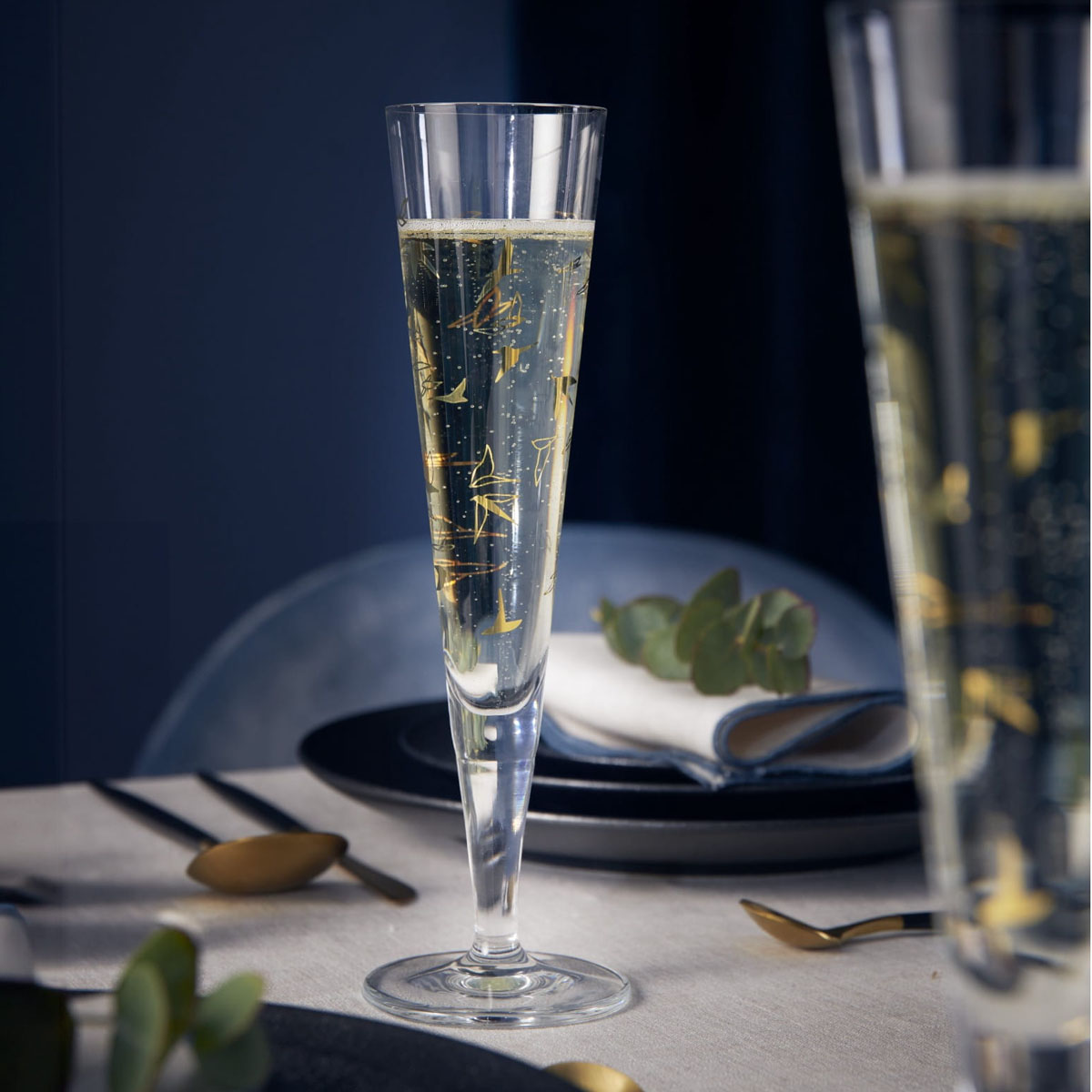 Бокал для шампанского Ritzenhoff Goldnacht Champus Кордес 205мл