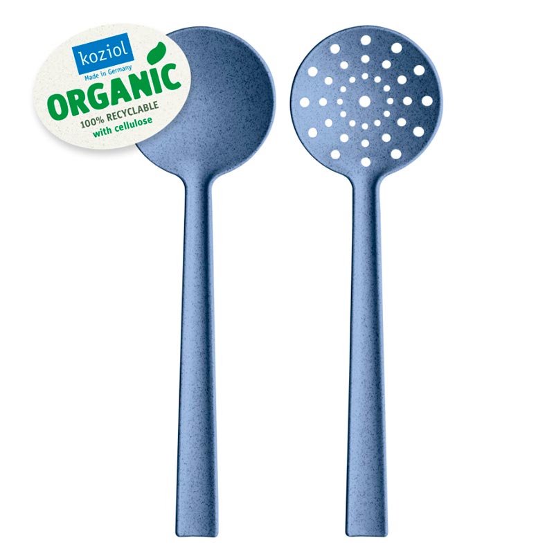 

Приборы для салата Koziol Palsby Organic, цвет синий