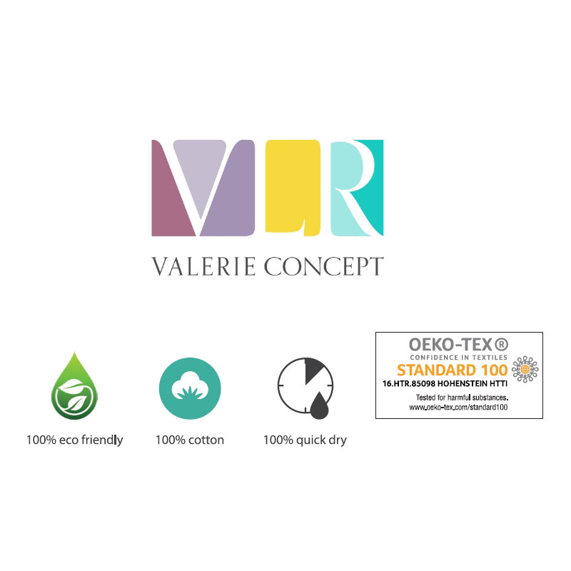 Полотенце махровое VLR CONCEPT 100x150, цвет серый