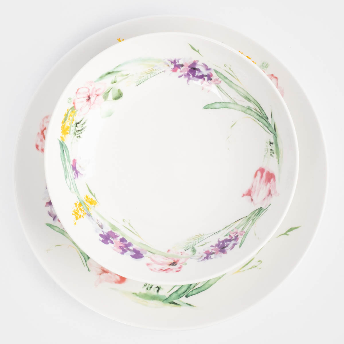 Сервиз обеденный Anna Lafarg Тюльпан 18 предметов на 6 персон