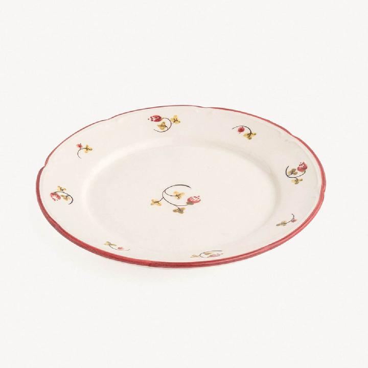 Тарелка закусочная Дымов Керамика Шиповник