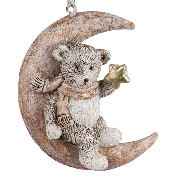 Украшение ErichKrause Decor Мишка на месяце 7см