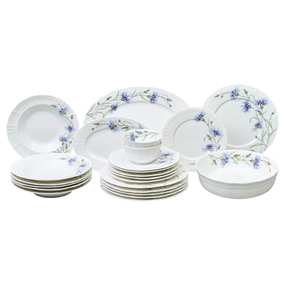 Сервиз столовый Lefard Васильки 23 предмета на 6 персон
