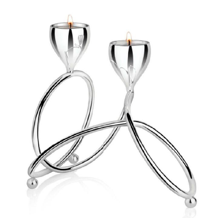 Подсвечник Гарда Декор 25см, хром