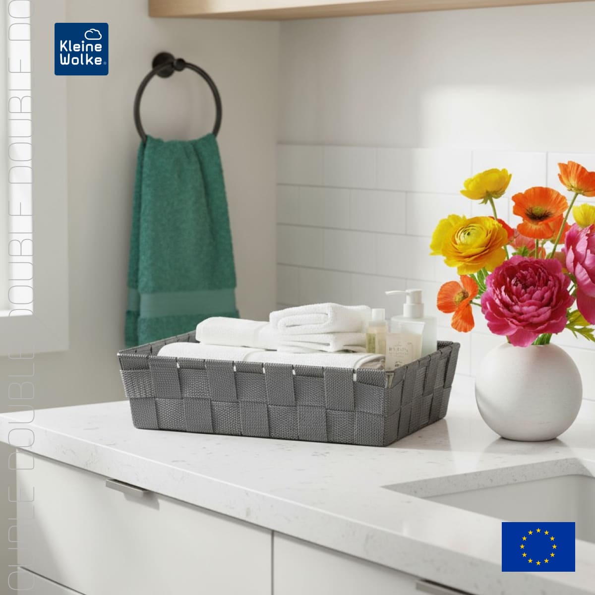 Корзина для хранения Kleine Wolke Chico Box Anthracite 24x7x18,5см