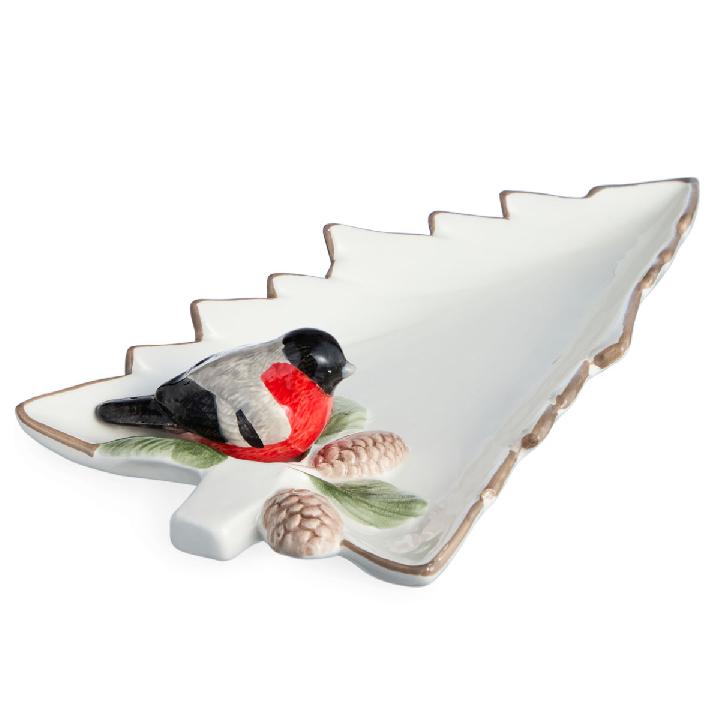 Блюдо-ель сервировочное Lefard Новый Год! Снегирь