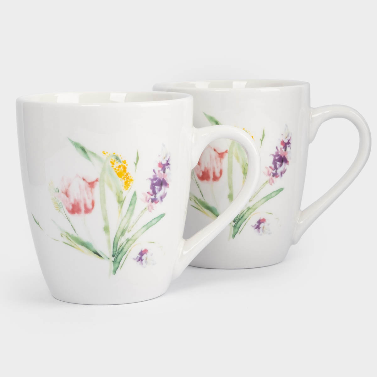 Набор кружек Anna Lafarg Тюльпан Акварельные цветы, 2шт