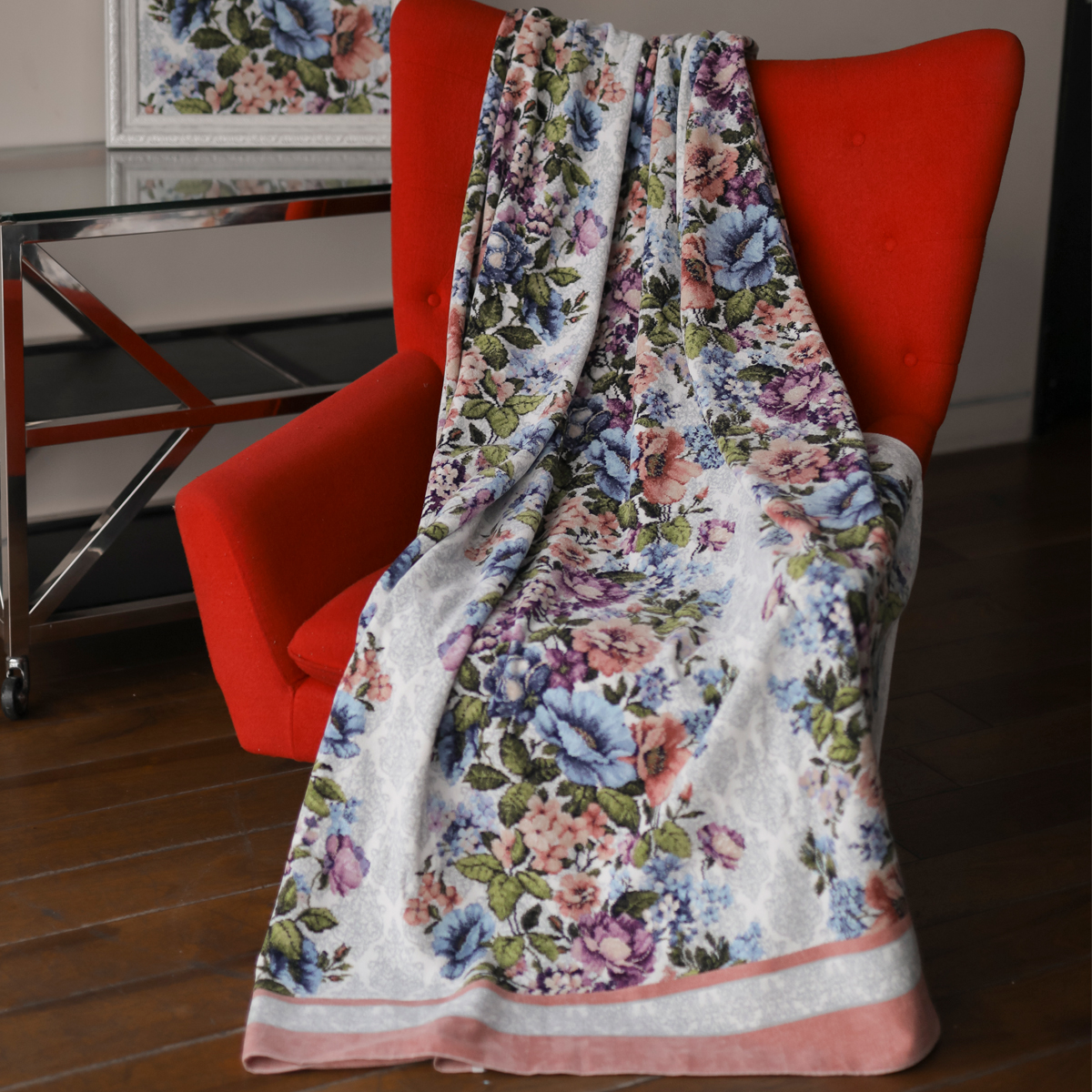 Полотенце Feiler Anastasiya 75x150см, цвет розовый