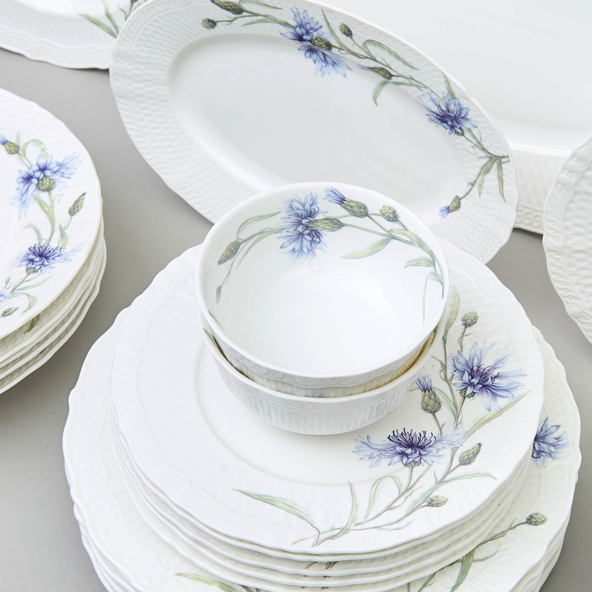 Сервиз столовый Lefard Васильки 23 предмета на 6 персон