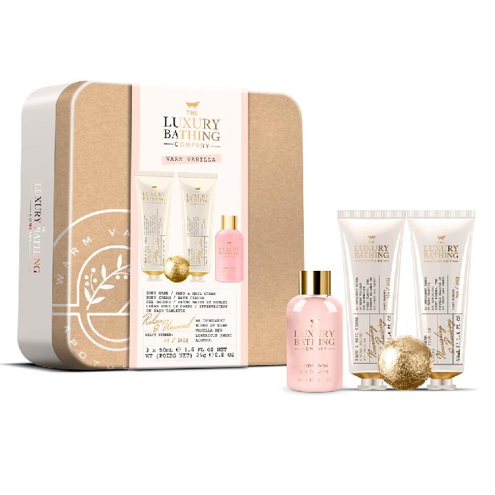 Подарочный набор The Luxury Bathing Company Расслабление и отдых Теплая ваниль и сладкий миндаль