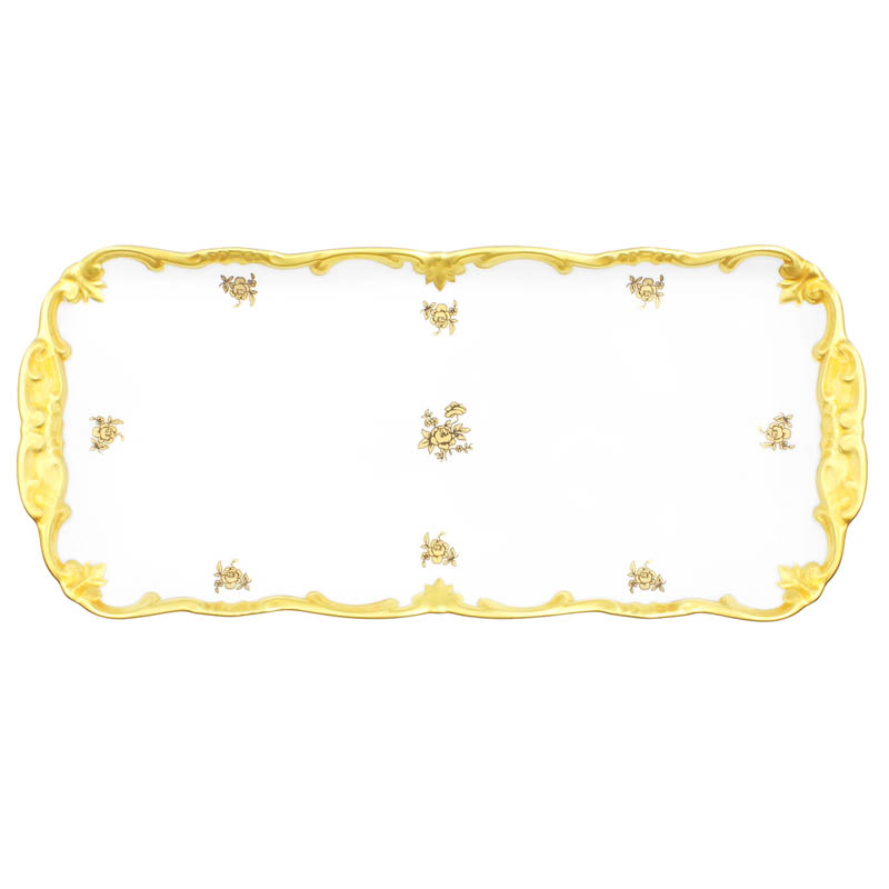 Рулетница Weimar Porzellan Роза Золотая