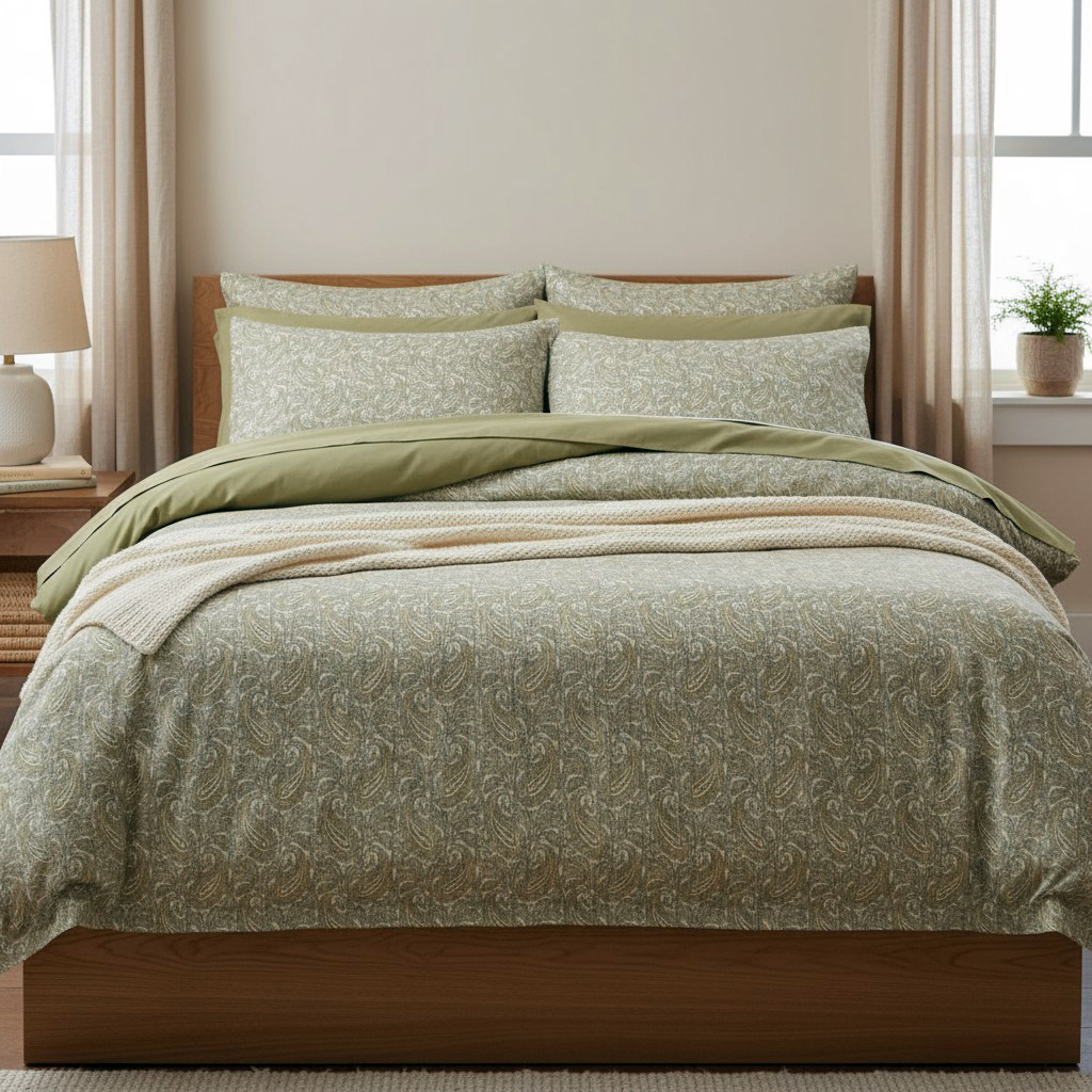 Комплект постельного белья евро Lameirinho Violine