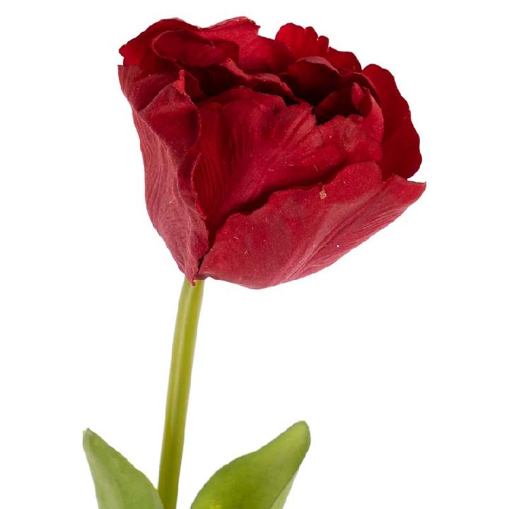 Цветы искусственные FloDecor Тюльпан 60см, красный
