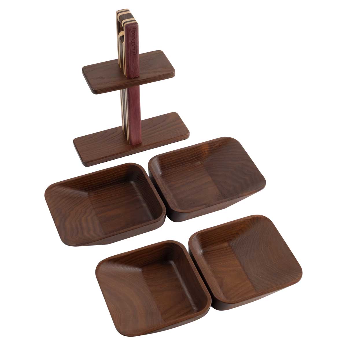 Менажница магнитная Platano Венеция Темная 36х14х26см