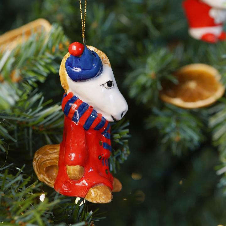 Елочная игрушка Esprado Символ года Конь в пальто