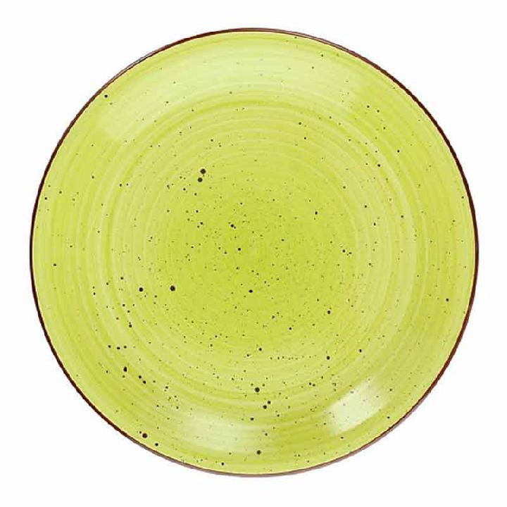 Тарелка обеденная Tognana Art&Pepper, цвет зеленый