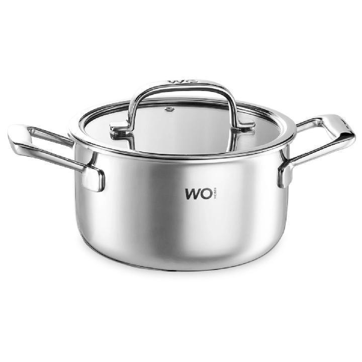 Кастрюля с крышкой Wo Home Verona 3,4л