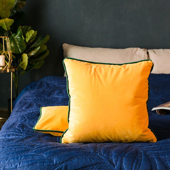 Подушка декоративная Moroshka Shangri La, цвет желтый