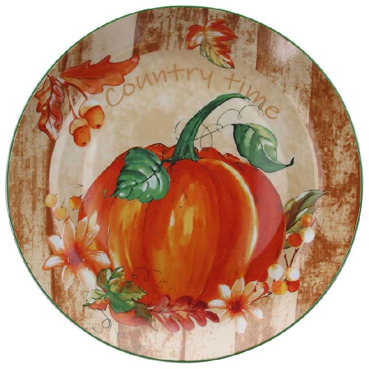 Блюдо круглое Tognana Madison Pumpkin 30см