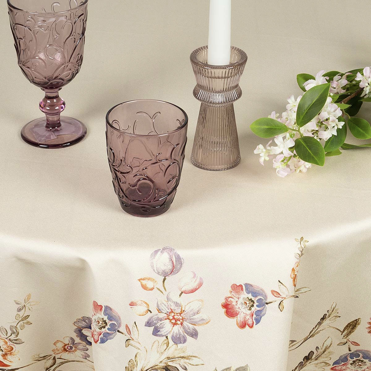 Скатерть круглая Pappel Rachel 180см