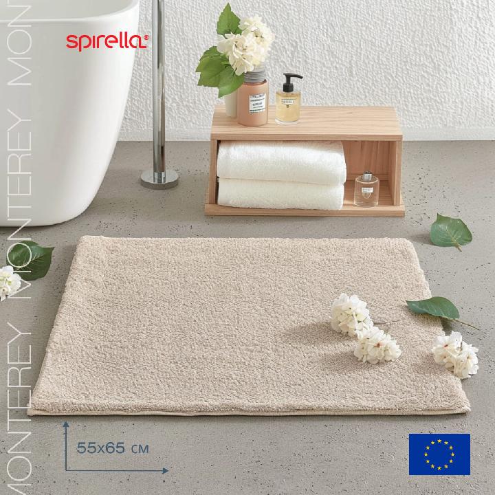 Коврик для ванной 55x65см Spirella Monterey, бежевый