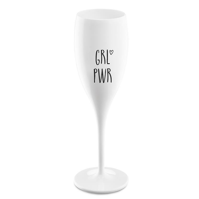Бокал для шампанского Koziol Print GRL PWR фото