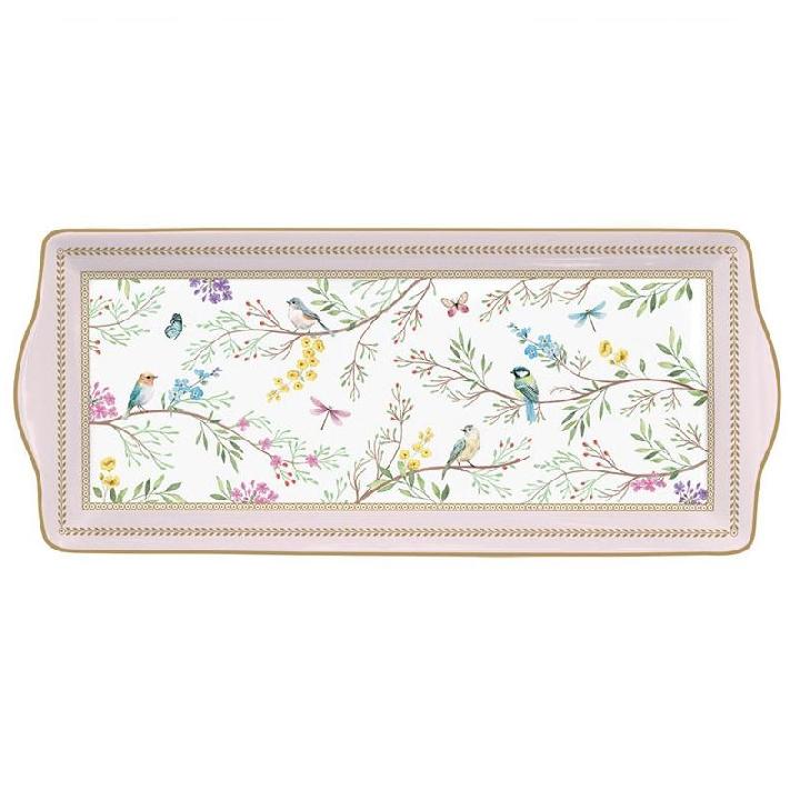 Блюдо прямоугольное Easy Life Birds Melody 35х15см в подарочной упаковке