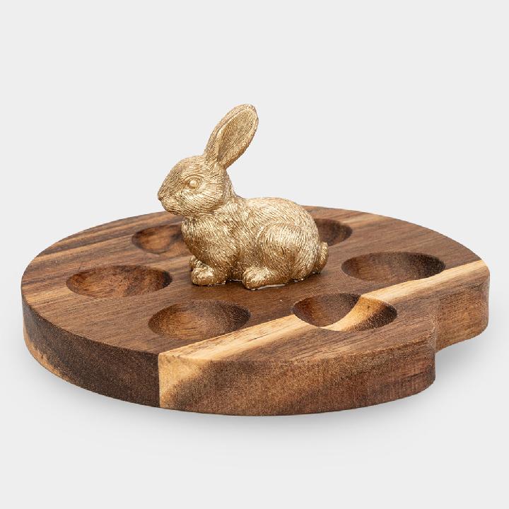 Блюдо пасхальное Anna Lafarg Пасха Натуральная 15х6см