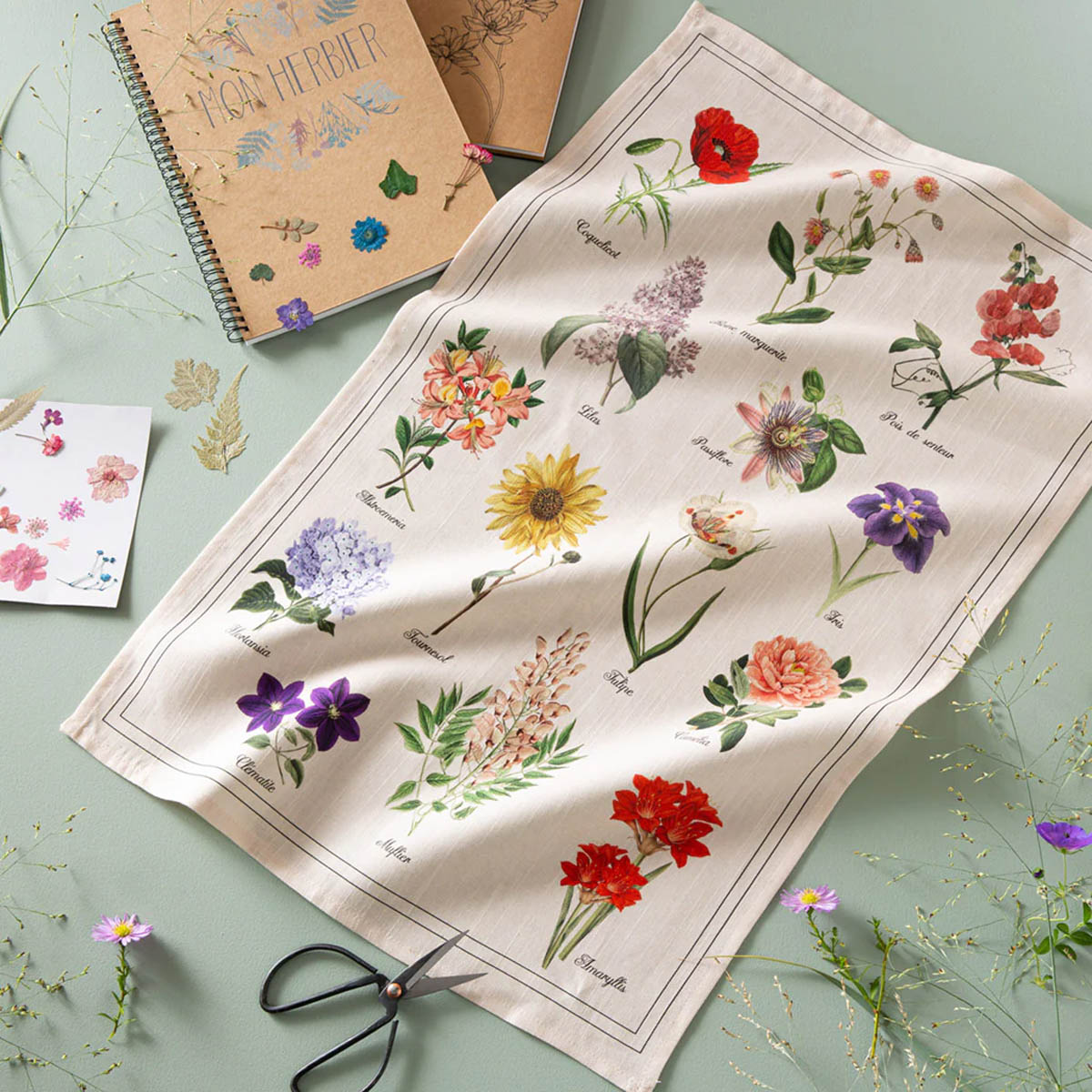 Полотенце кухонное Coucke Botanique Herbier