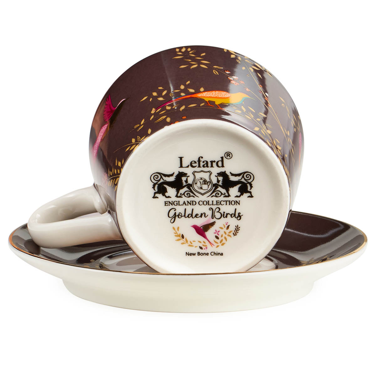 Набор кофейный Lefard Golden Birds 4 предмета на 2 персоны